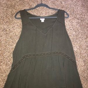 Mossimo Green Tank Top